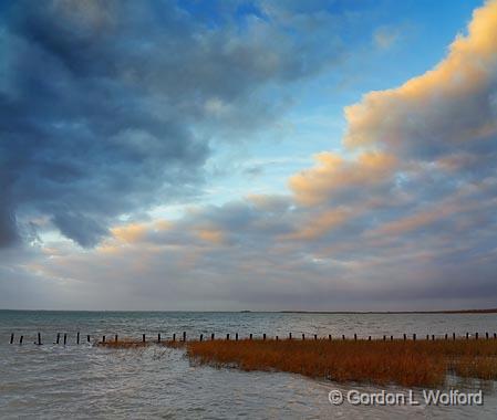 Clouds Over Powderhorn Lake_31151-2.jpg - Clouds Over Powderhorn Lake photographed along the Gulf coast near Port Lavaca, Texas, USA.